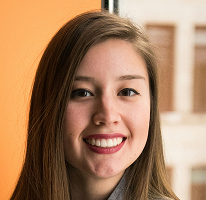 Victoria Lawson, CFO de uma empresa de trading financeiro, headshot